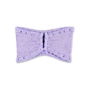 REINA OLGA Smocked Twist Front Bandeau Top Women LILLAC Beachwear